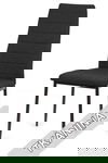 Krzesło tapicerowane VALVA LINE FABRIC BLACK OUTLET